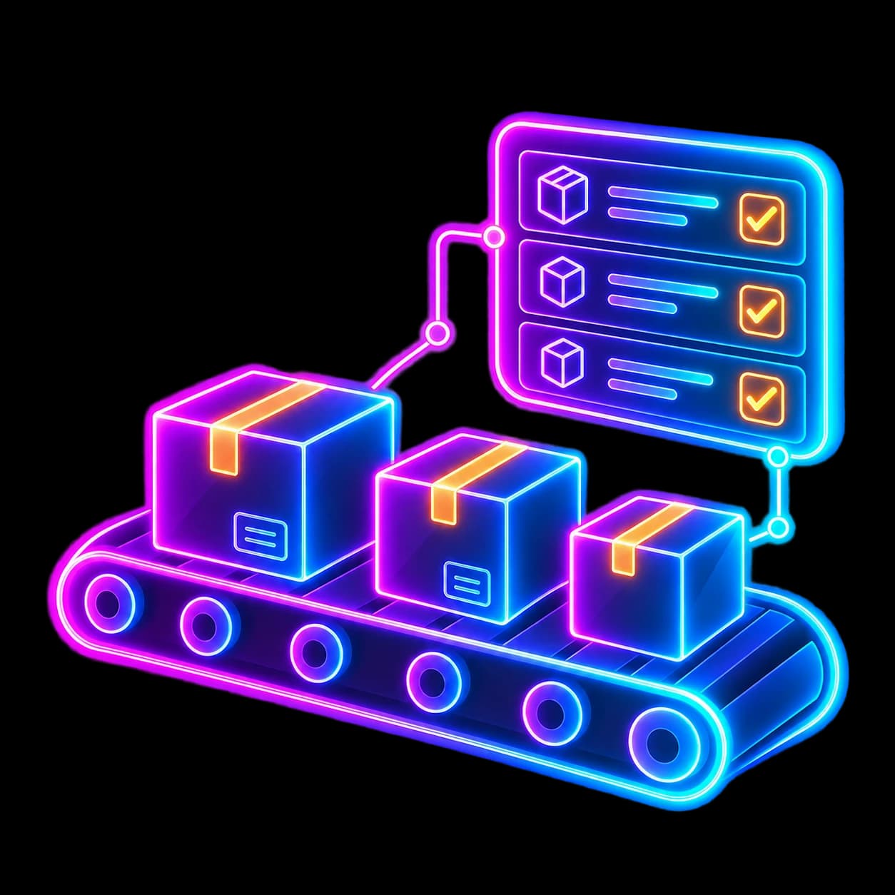E-Commerce Business Management illustration